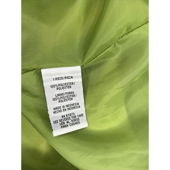 Julian Taylor Dress Green Floral Print Sleeveless Round Neck Multi-Color 14 - Picture 8 of 10